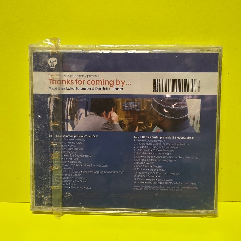 Luke Solomon & Derrick L. Carter - Thanks For Coming By... - 2001 - CMCCD103 - New - Sealed - CDs