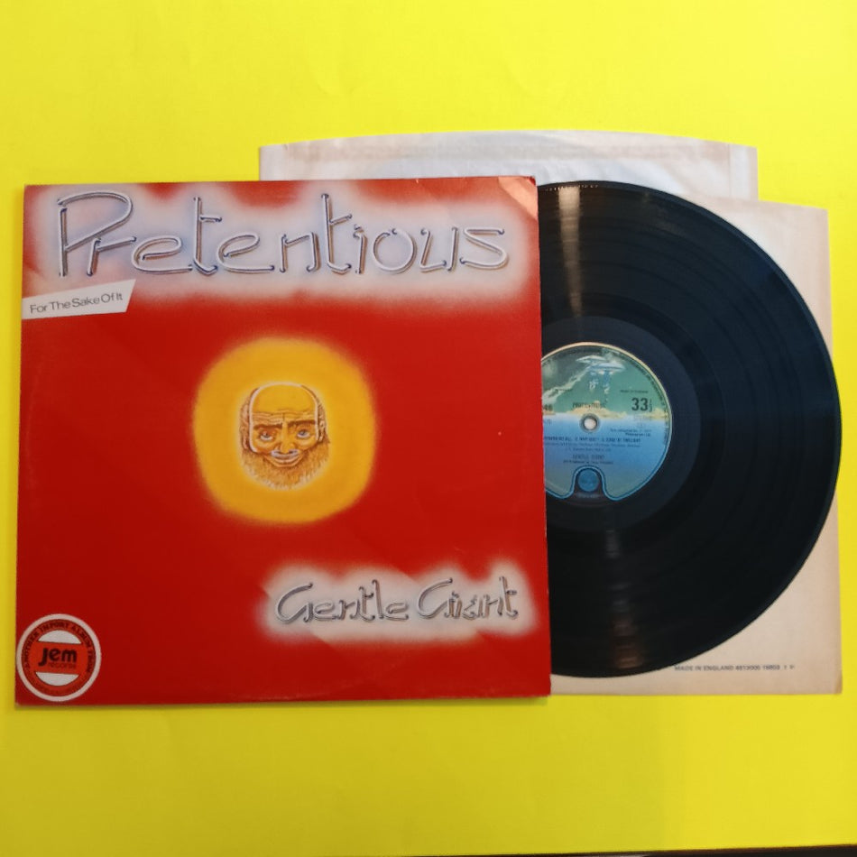 Gentile Giant - Pretentious / UK - 1977 - Vertigo 6641 629 - Used - EX - Vinyl