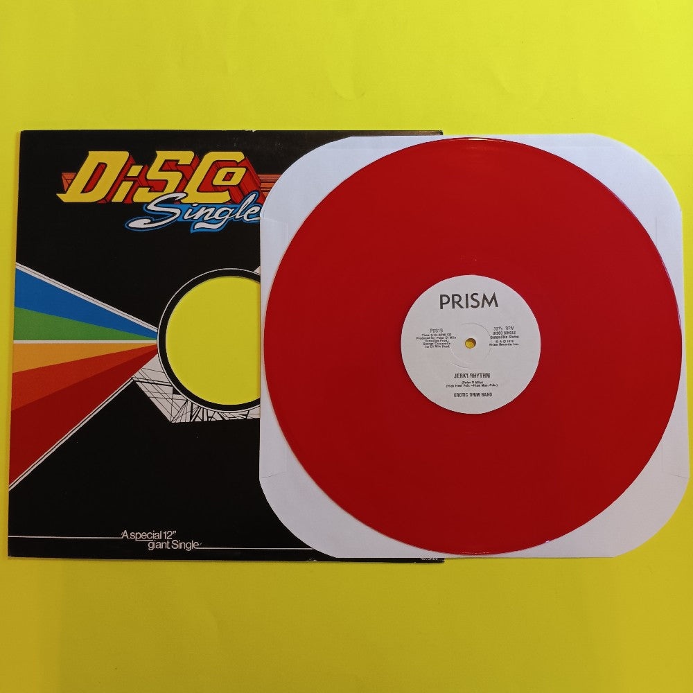 Erotica Drum Band - Love Disco Style / Jerry Rhythm RED VINYL PROMO - 1978 - Prism PDS1 - Used - EX - Vinyl