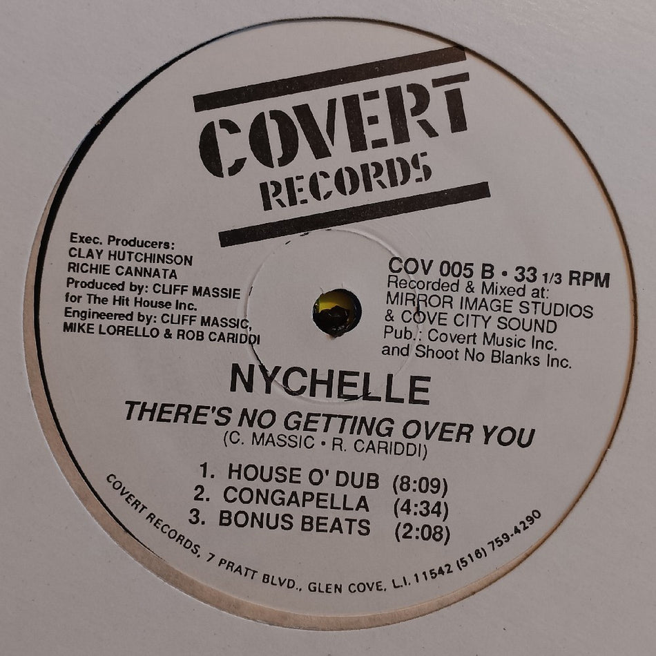 Nychelle - There's No Getting Over You 12" Promo - COV 005 - Used - VG++ - Vinyl