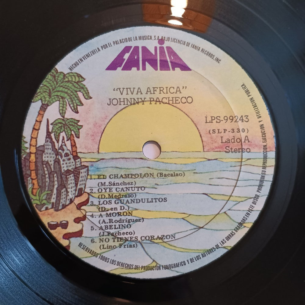 Pacheco Y Su Nuevo Tumbao - Viva Africa / Venezuela w. Shrink - 1979 - LPS-99.243 - Used - VG++ - Vinyl