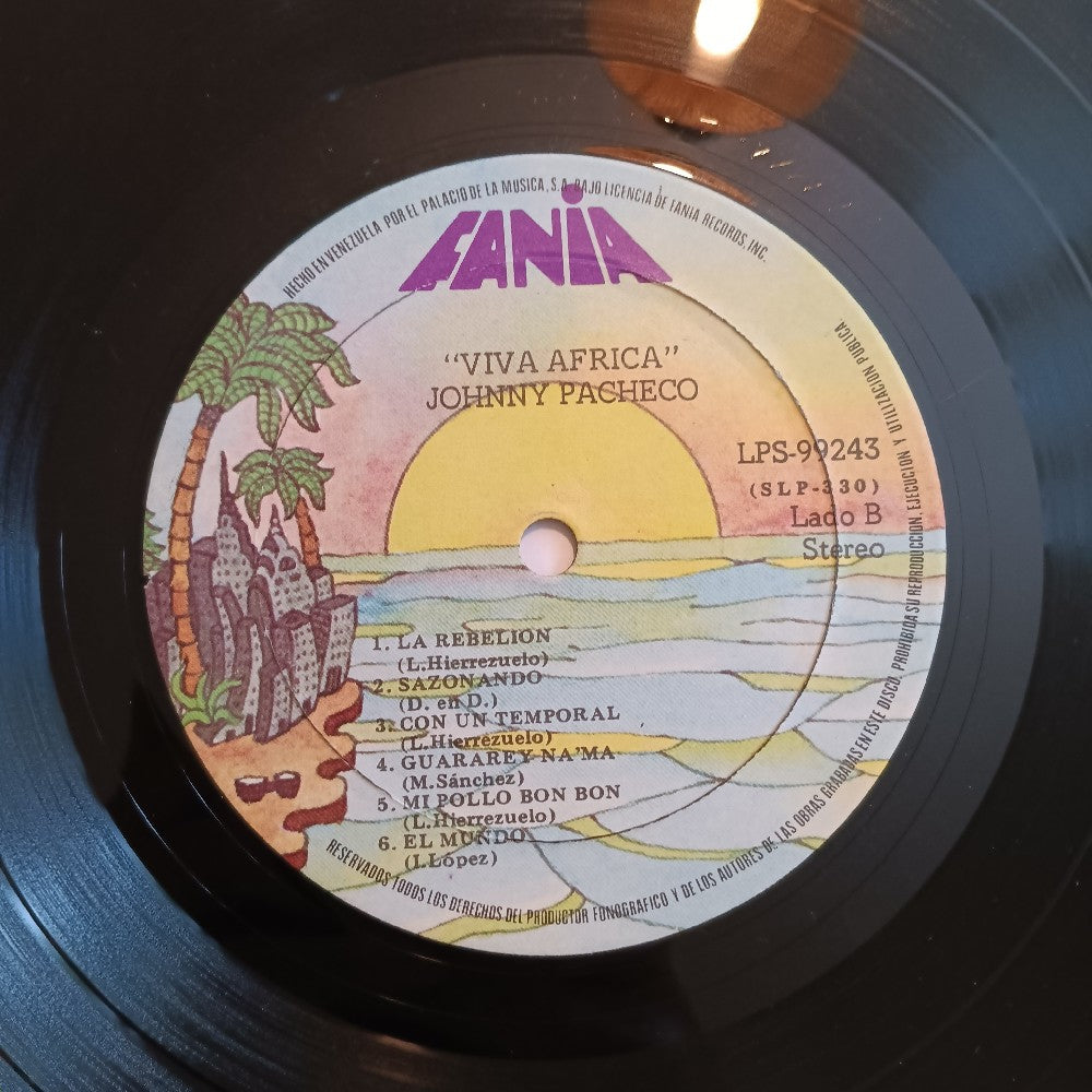 Pacheco Y Su Nuevo Tumbao - Viva Africa / Venezuela w. Shrink - 1979 - LPS-99.243 - Used - VG++ - Vinyl