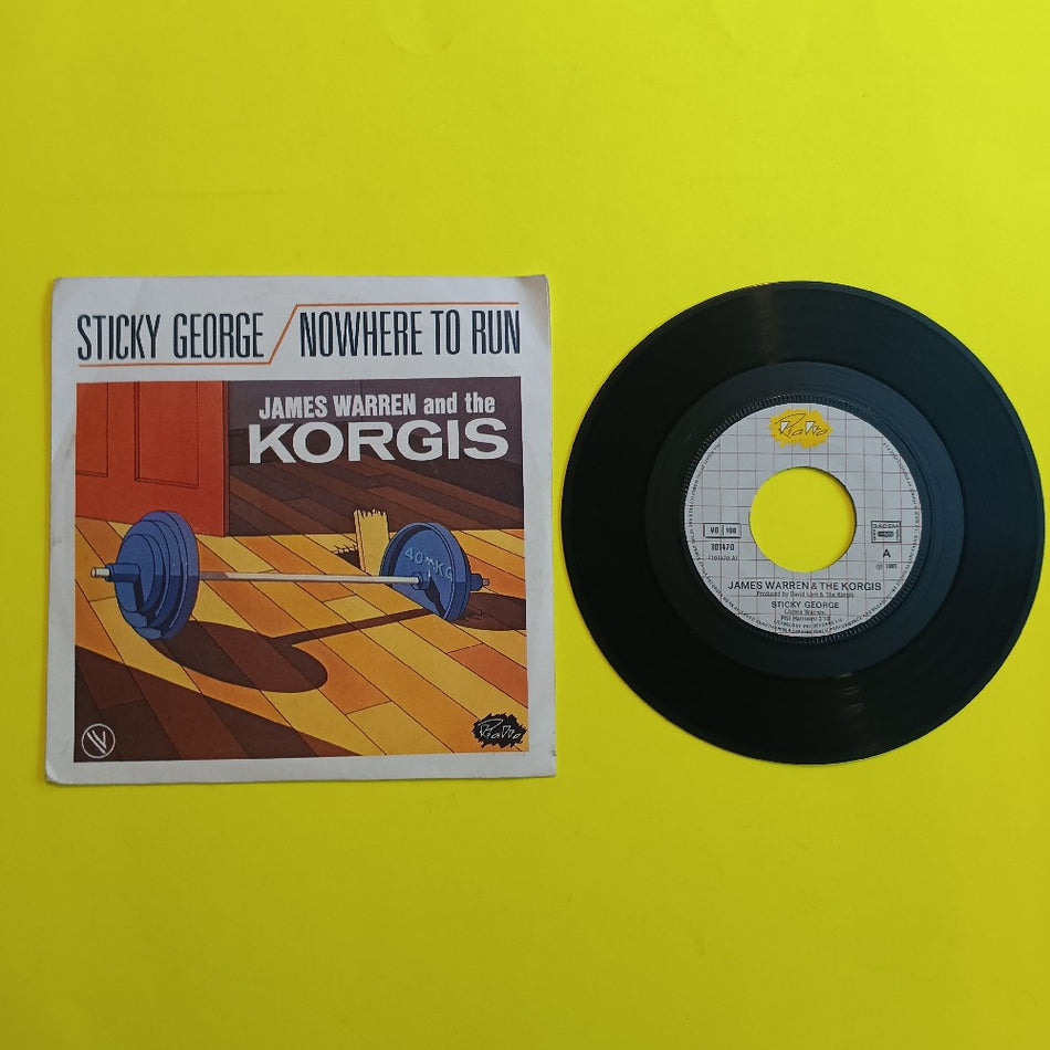 James Warren and the Korgis - Sticky George / France 7" - 1981 - Rialto 101470 - Used - VG++ - Vinyl