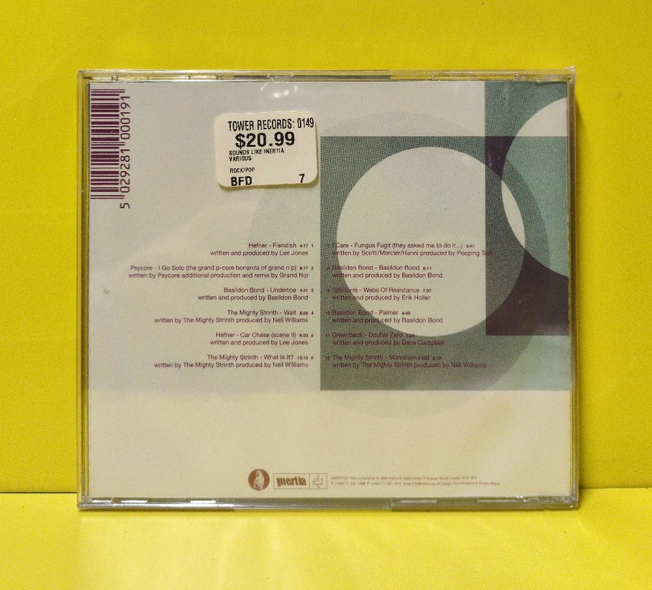 Various - Sounds Like Inertia (Twelve Tones From The Sonic Spectrum) - 1998 - INERT - 7CD - New - Sealed - CDs - UK Import
