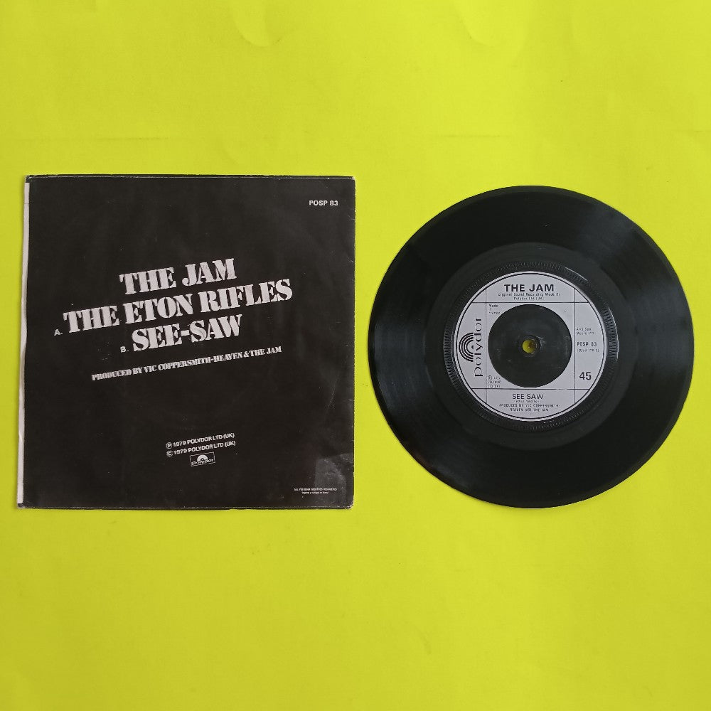 The Jam - The Eton Rifles 7" France - 1979 - POSP83 - Used - VG++ - Vinyl