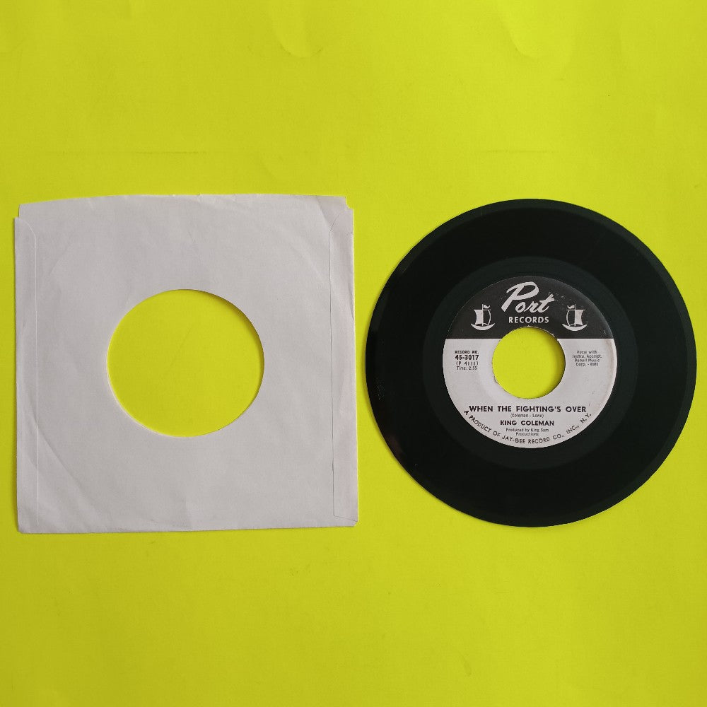 King Coleman - Get On Board 7" Promo - 1966 - Port 45-3017 - Used - VG+ - Vinyl