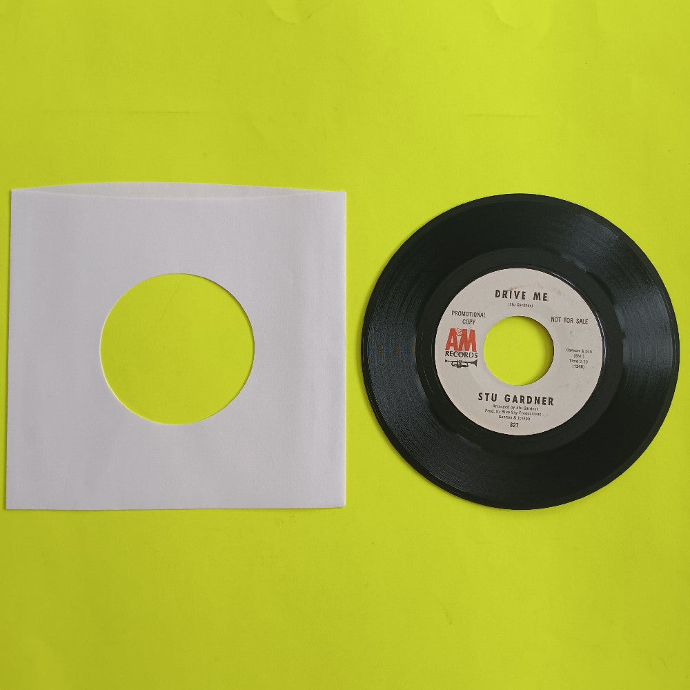 Stu Gardner - Drive Me / How Do You Feel 7" Promo - 1966 - A & M 827 - Used - VG++ - Vinyl