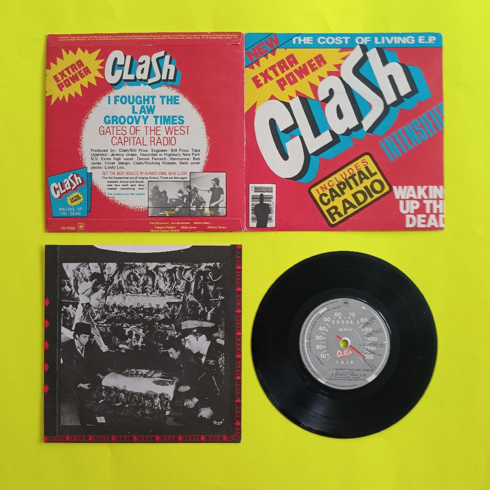 Clash - The Cost Of Living EP 7" - 1979 - S CBS 7324 - Used - VG+ - Vinyl