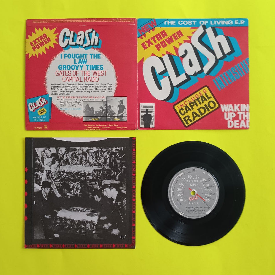Clash - The Cost Of Living EP 7" - 1979 - S CBS 7324 - Used - VG+ - Vinyl