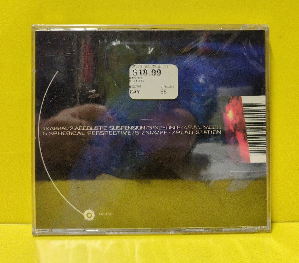 Delta Plan - Indelible - 1996 - NZ055 CD - New - Sealed - CDs - Belgium Import
