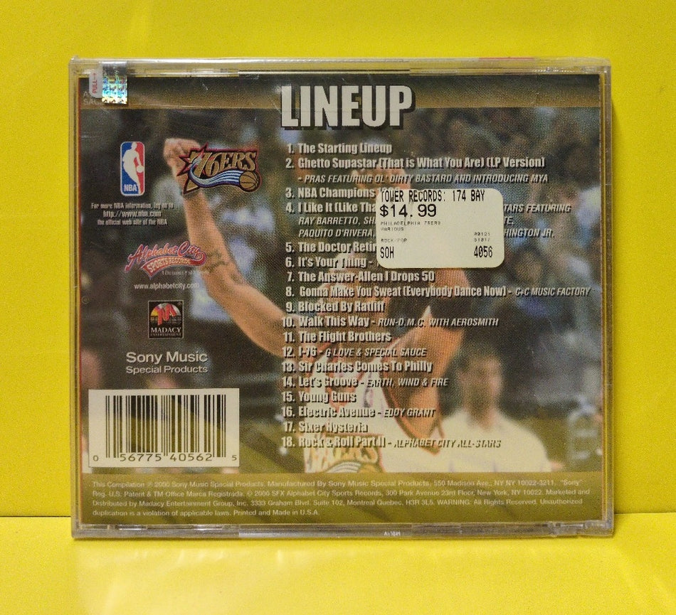 Various - Philadelphia 76ers Bounce To This! Volume 1 - 2000 - A31100/SAC2 4056 - New - Sealed - CDs