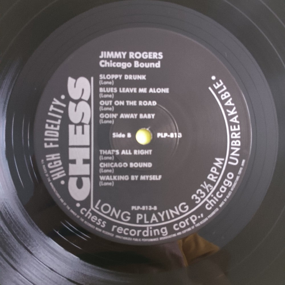 Jimmy Rogers w. Little Walter & Muddy Waters - Chicago Bound / Japan - 1983 - PLP-813 - Used - EX - Vinyl