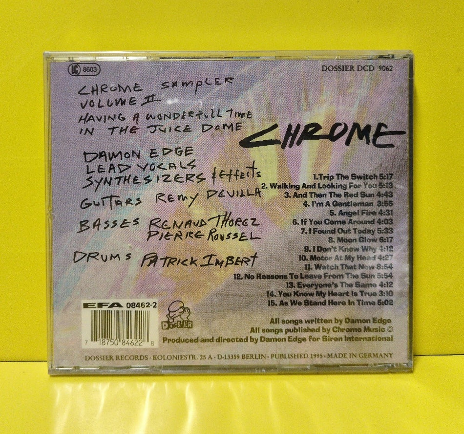 Chrome - Having A Wonderful Time In The Juice Dome - 1995 - DCD 9062 - New - Sealed - CDs - Germany Import