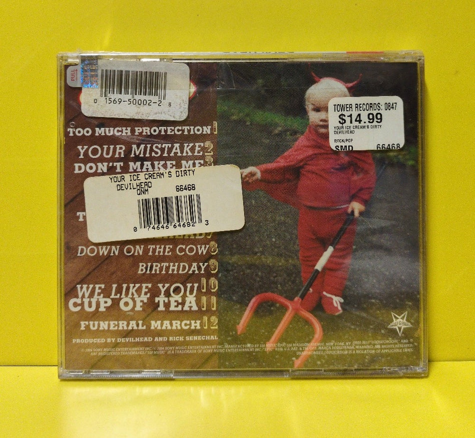 Devilhead - Your Ice Cream's Dirty - 1994 - BK 66468 - New - Sealed - CDs