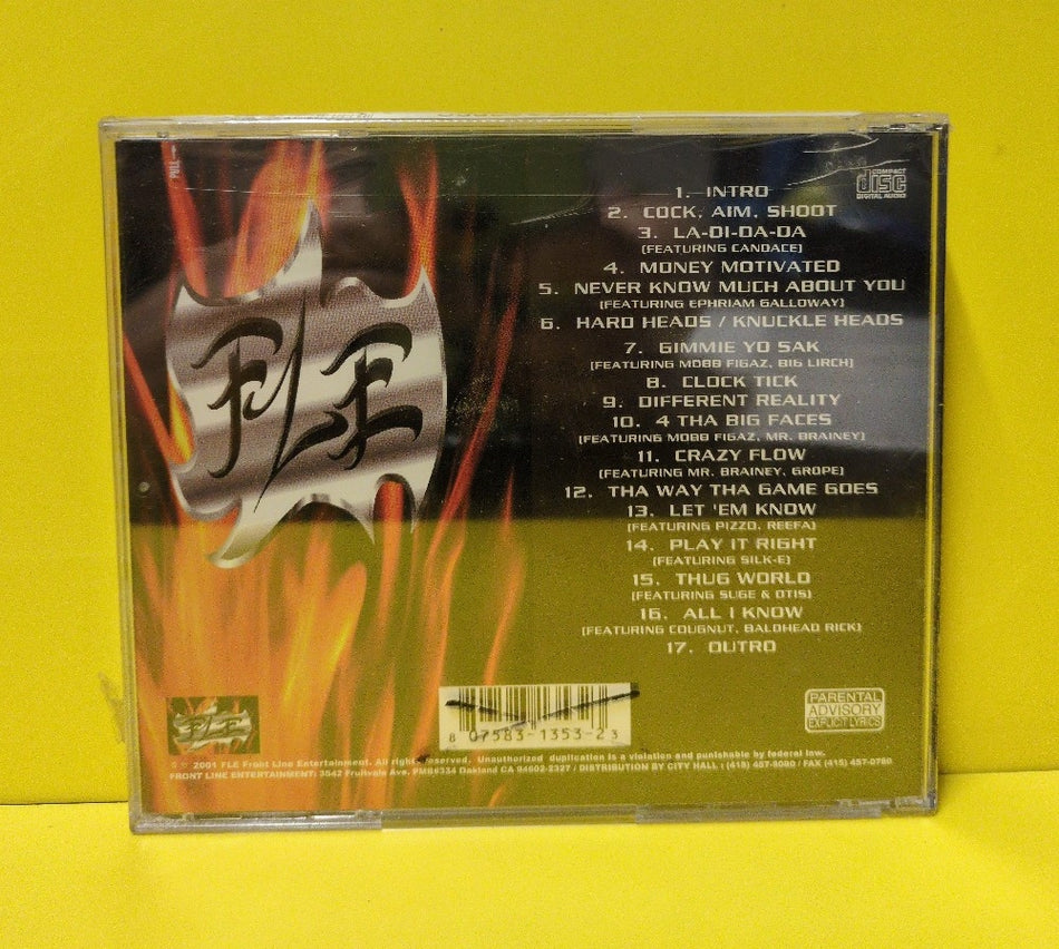 Lil Ric & Laroo - Different Reality - 2001 - FLE 1353-2 - New - Sealed - CDs