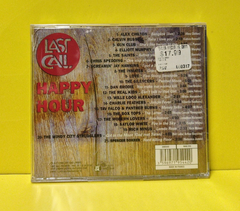Various - Last Call's Happy Hour - 1997 - 3095442 - New - Sealed - CDs - France Import