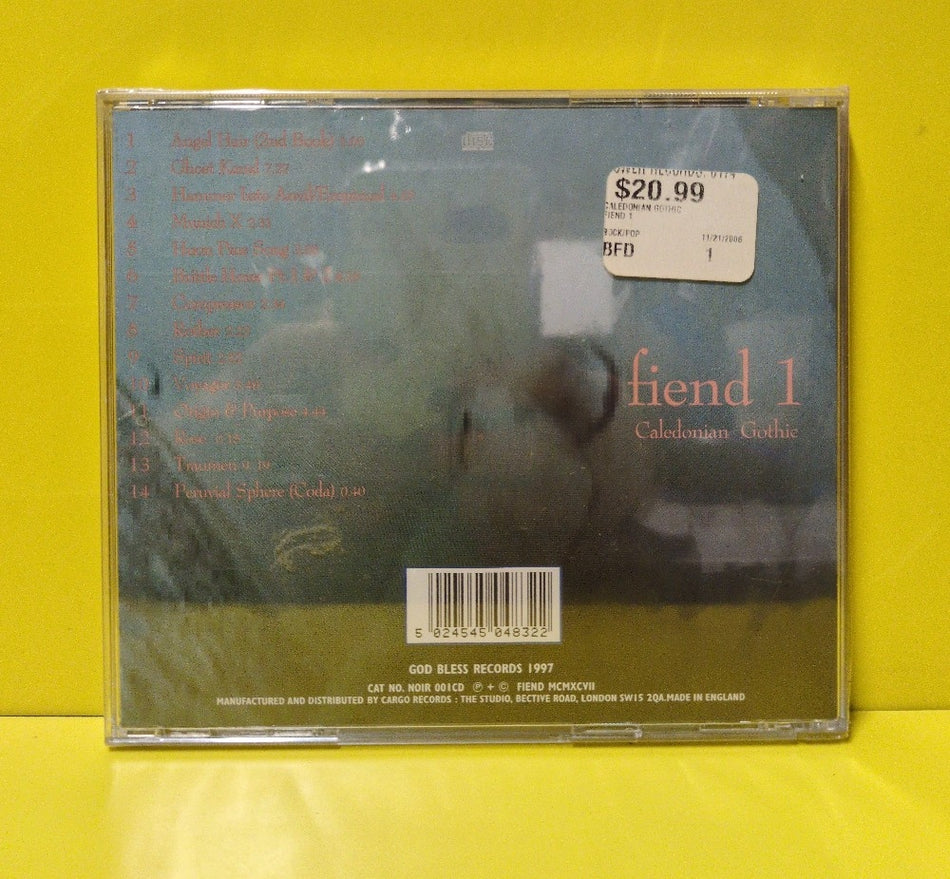 Fiend - Fiend 1: Caledonian Gothic - 1997 - NOIR 001CD - New - Sealed - CDs - UK Import