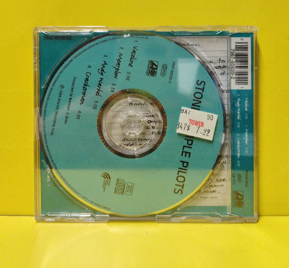 Stone Temple Pilots - Vasoline - 1994 - 7567856502 - New - Sealed - CDs - CD Single - Australia Import