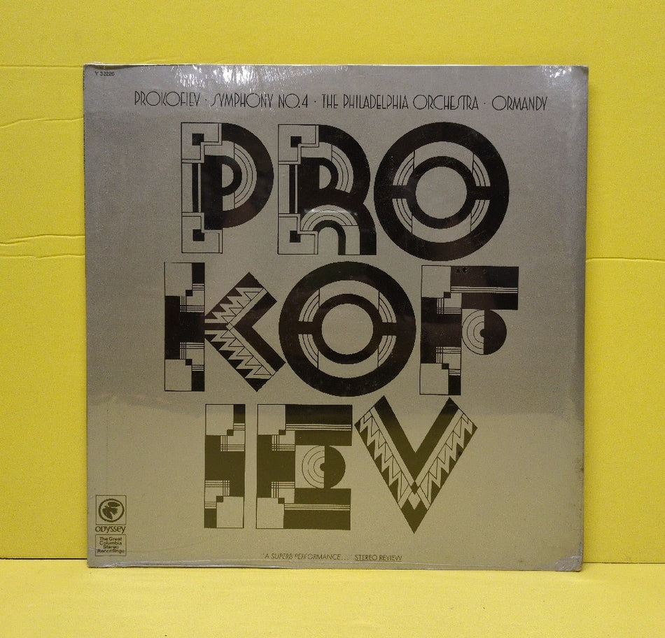 Prokofiev, The Philadelphia Orchestra, Ormandy - Symphony No. 4 - 1973 - Y 32226 - New - Sealed - Vinyl - Promo - Reissue