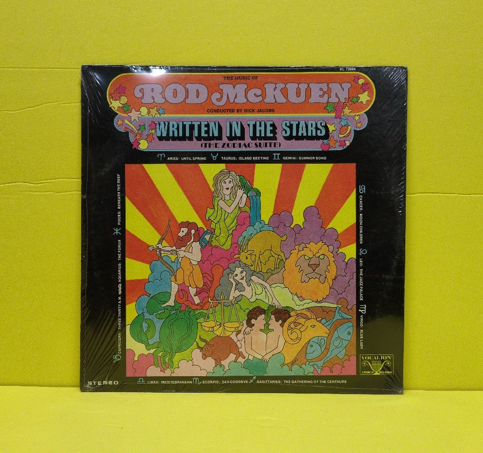 Dick Jacobs, Rod McKuen - Written In The Stars (The Zodiac Suite) - 1969 - VL 73884 - New - Sealed - Vinyl - Stereo - Reissue