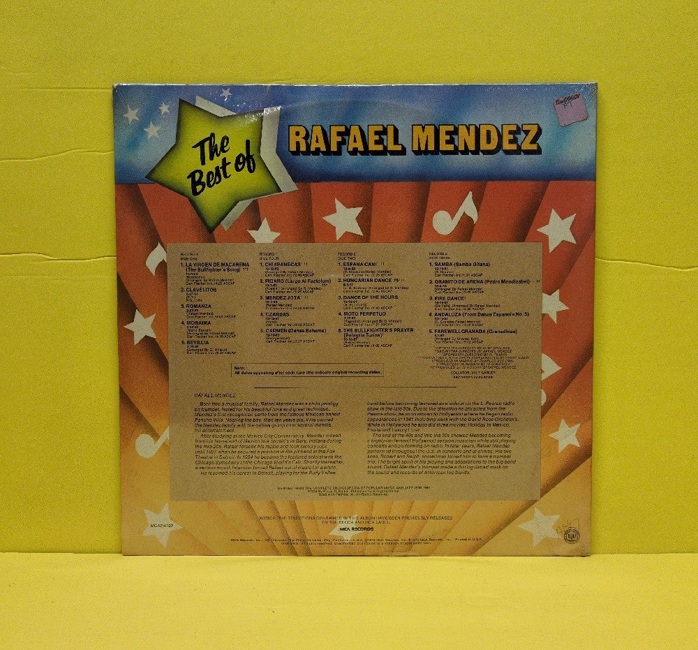 Rafael Mendez - The Best Of Rafael Mendez - 1976 - MCA2-4102 - New - Sealed - Vinyl - 2xLP