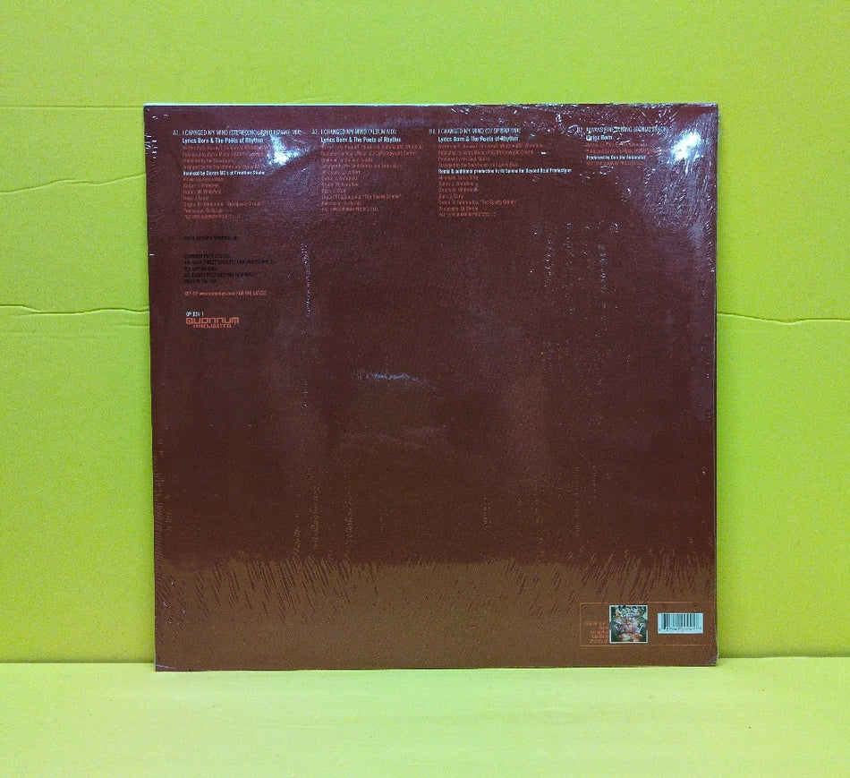 Quannum Feat. Lyrics Born & The Poets Of Rhythm - I Changed My Mind - 1999 - QP 024-1 - New - Sealed - Vinyl - 12" Single