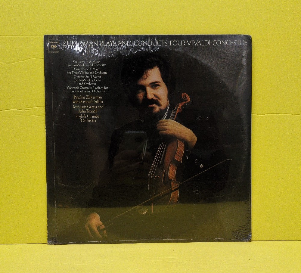 Zukerman, Vivaldi, English Chamber Orchestra - Zukerman Plays And Conducts Four Vivaldi Concertos - 1973 - M 32230 - New - Sealed - Vinyl - Promo