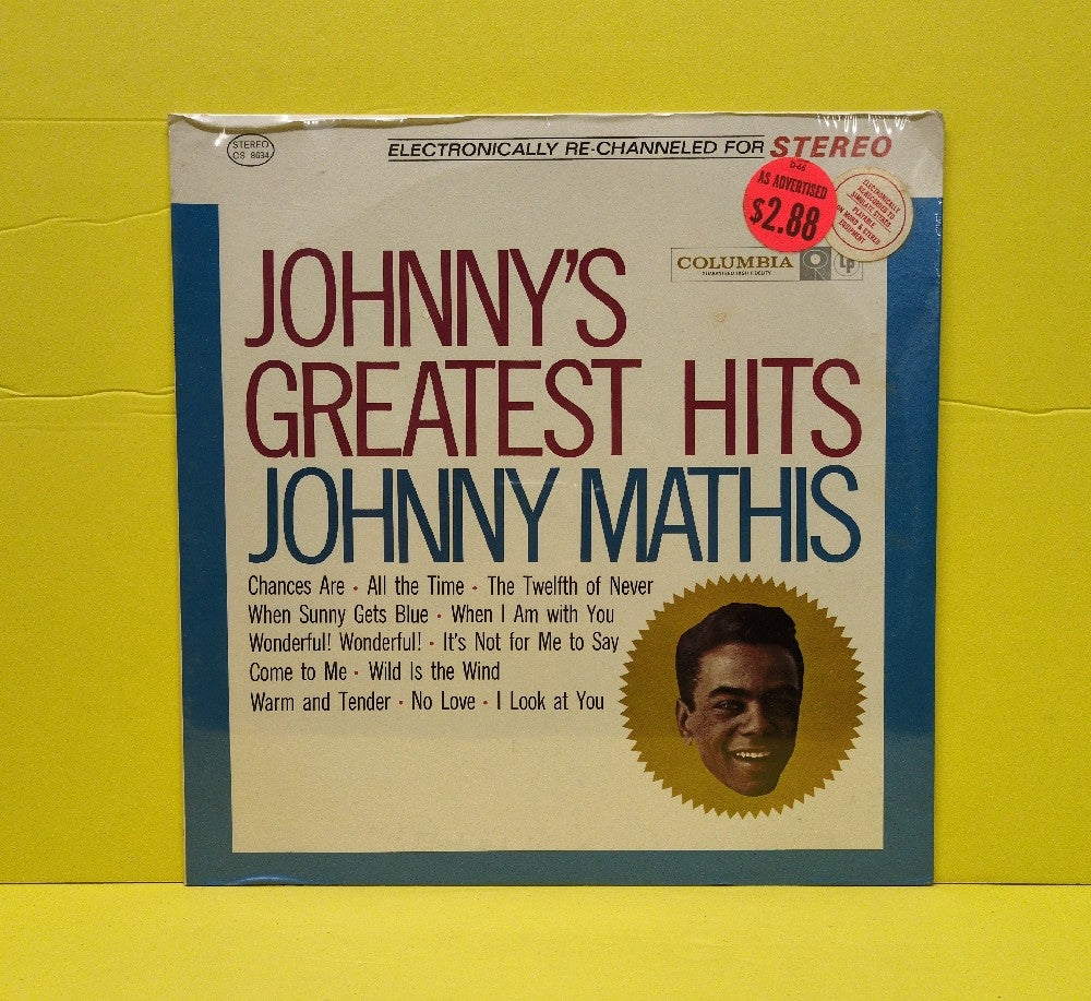 Johnny Mathis - Johnny's Greatest Hits - 1967 - CS 8634 - New - Sealed - Vinyl - Reissue