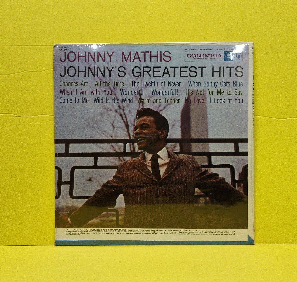 Johnny Mathis - Johnny's Greatest Hits - 1967 - CS 8634 - New - Sealed - Vinyl - Reissue