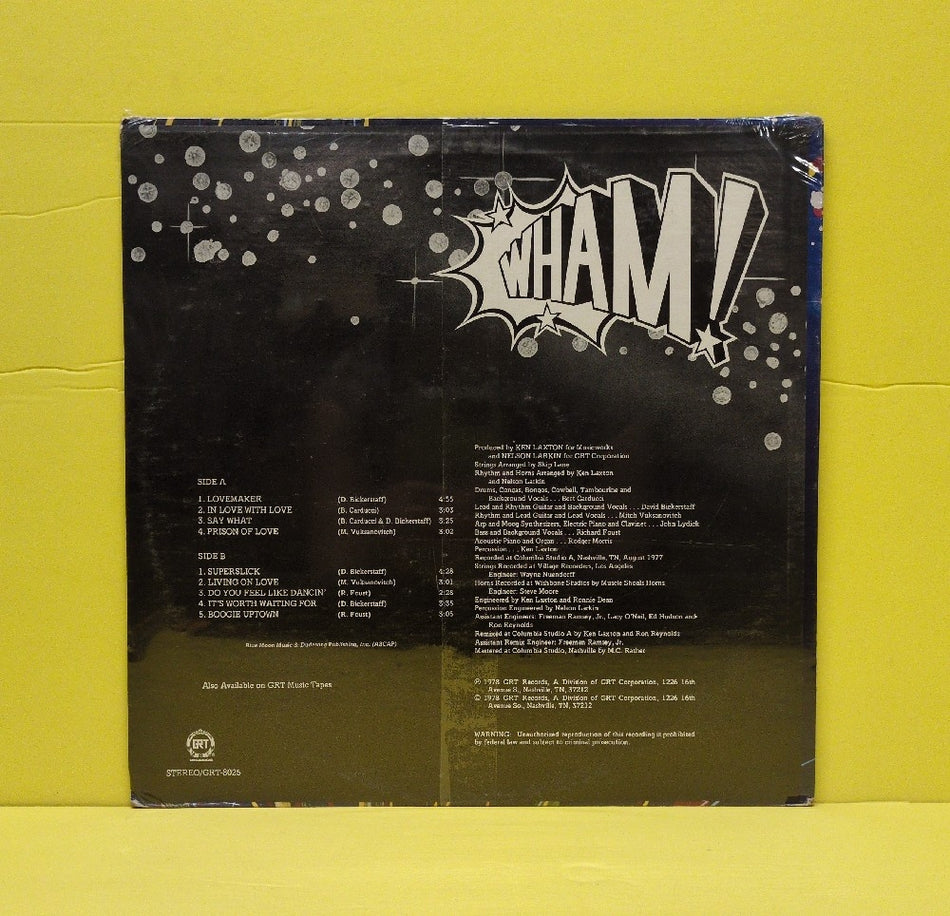 Wham - Wham - 1978 - GRT-8025 - New - Sealed - Vinyl
