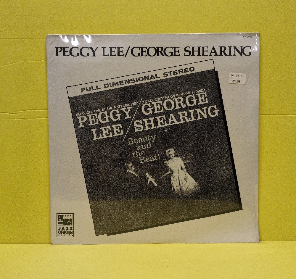 Peggy Lee / George Shearing - Beauty And The Beast! - 1985 - PR 9053 - New - Sealed - Vinyl - Reissue - Stereo