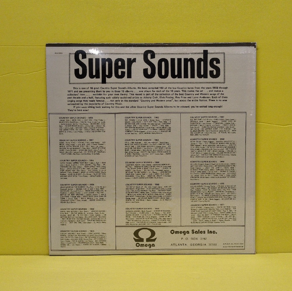 Various - Country Super Sounds 1956 - 1972 - 0-6-1956 - New - Sealed - Vinyl