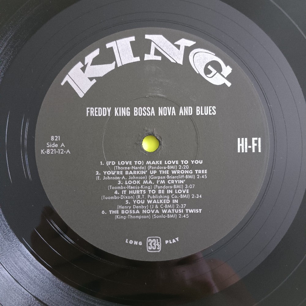 Freddy King - Bossa Nova And Blues OG Mono - 1963 - King 821 - Used - VG++ - Vinyl