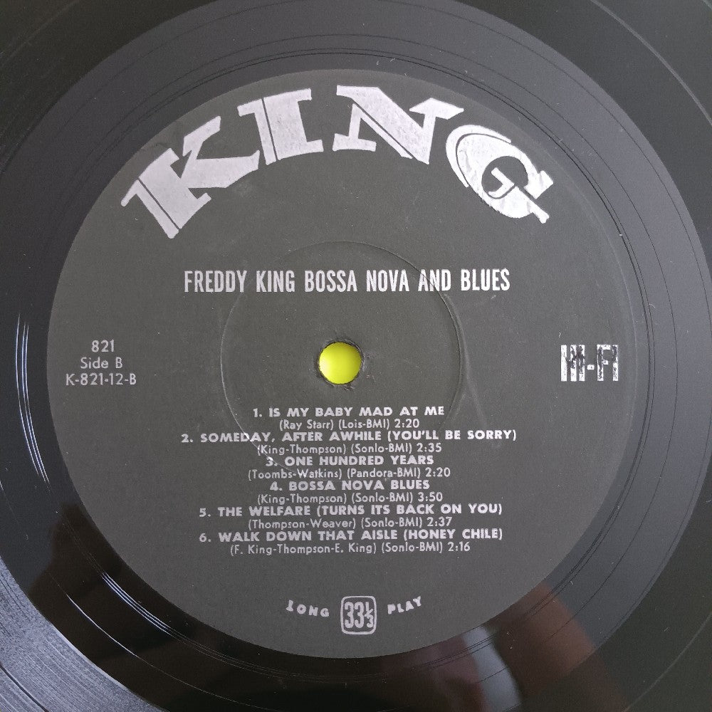 Freddy King - Bossa Nova And Blues OG Mono - 1963 - King 821 - Used - VG++ - Vinyl