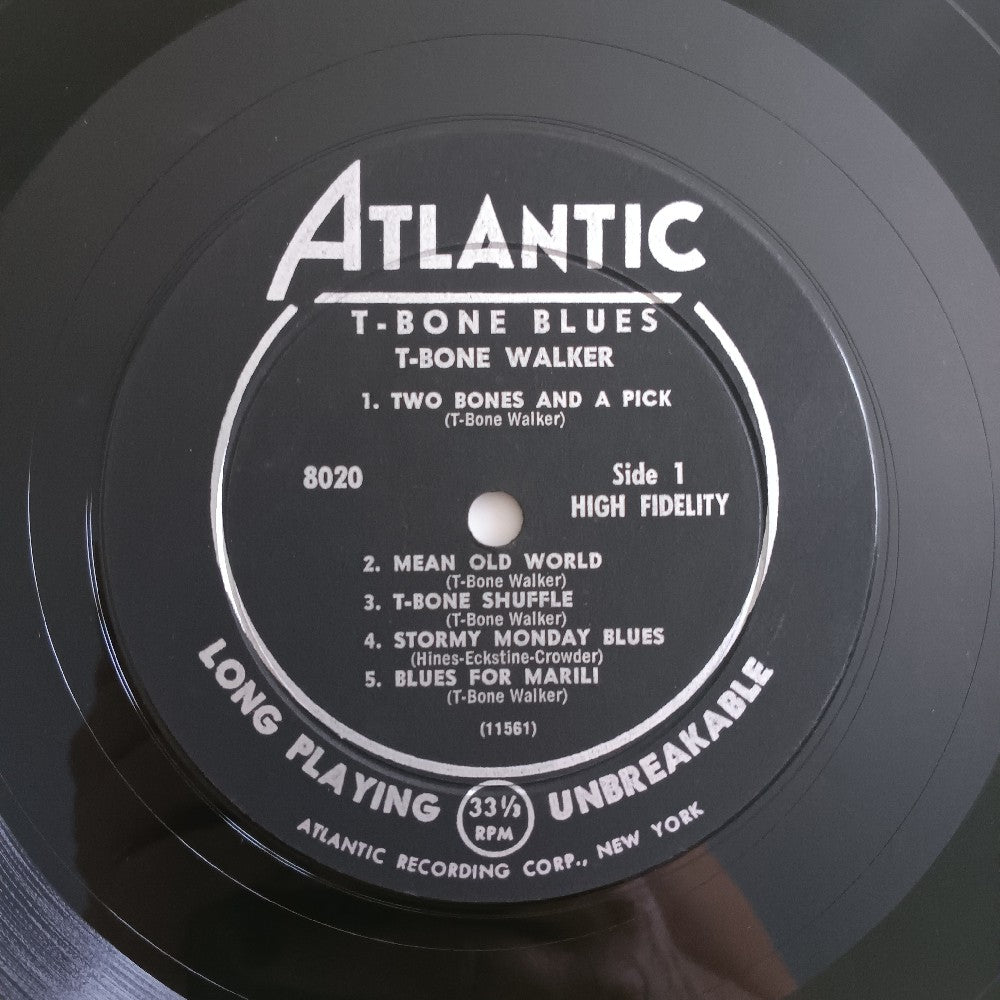 T-Bone Walker - T-Bone Blues OG Mono - 1959 - Atlantic 8020 - Used - VG++ - Vinyl