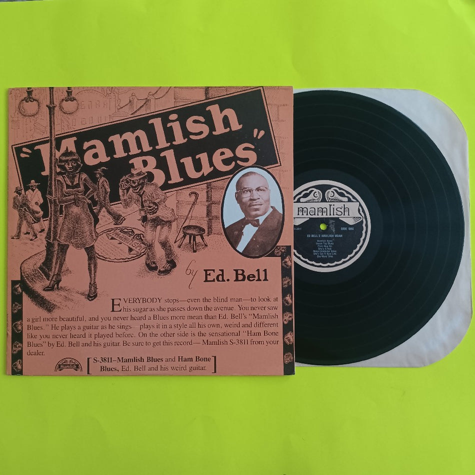 Ed Bell - Ed Bell's Mamlish Moan Blues - 1982 - S-3811 - Used - VG++ - Vinyl