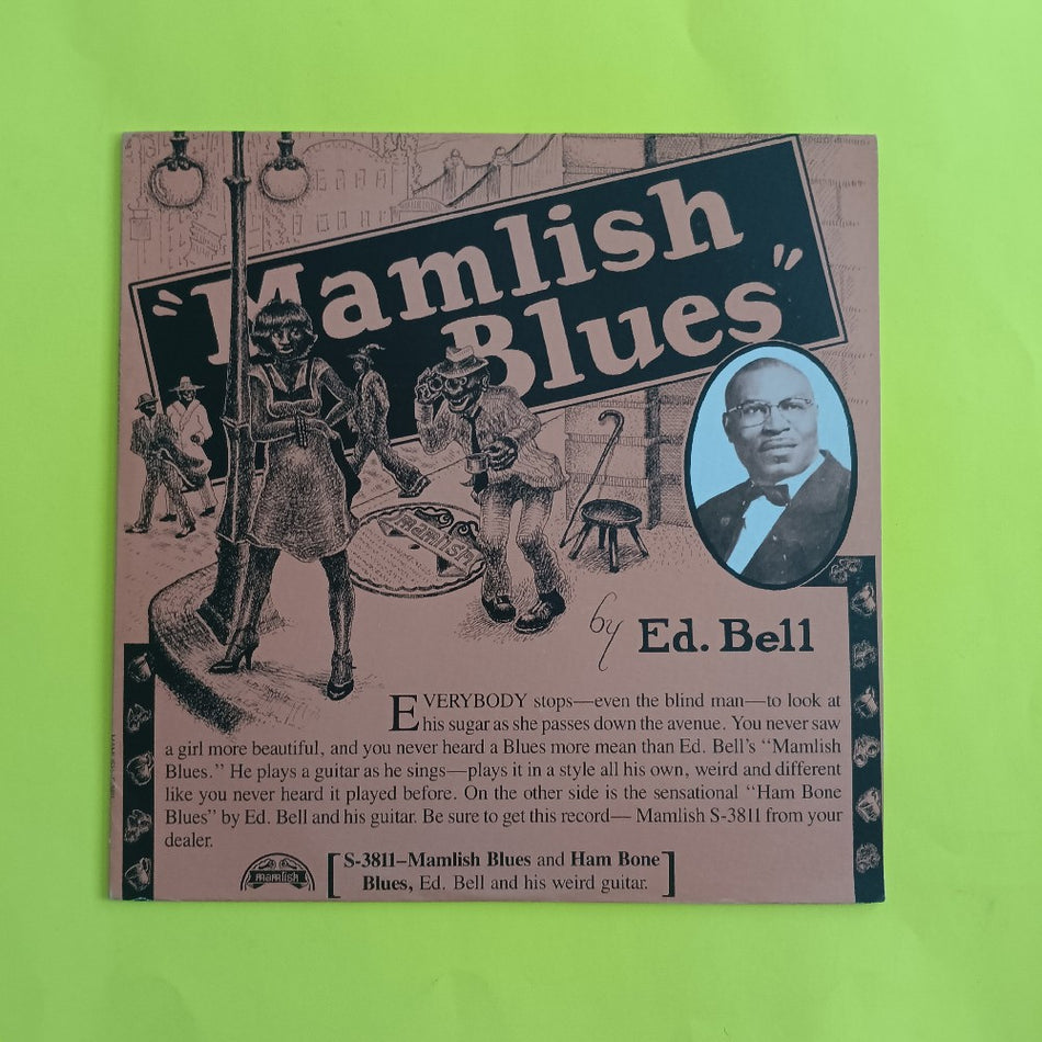 Ed Bell - Ed Bell's Mamlish Moan Blues - 1982 - S-3811 - Used - VG++ - Vinyl