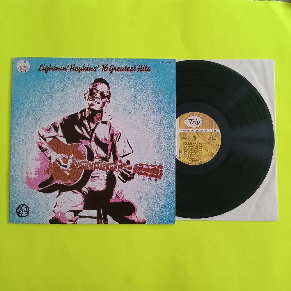 Lightnin' Hopkins - 16 Greatest Hits - 1978 - TOP-16-48 - Used - VG++ - Vinyl