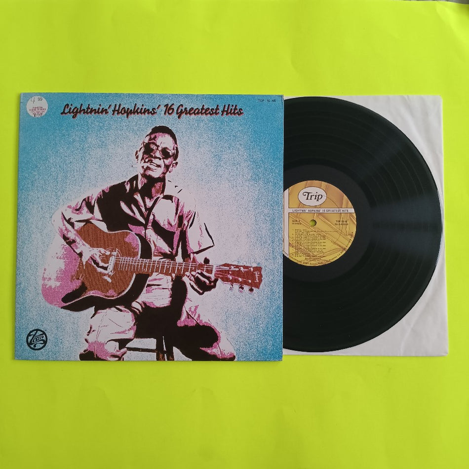 Lightnin' Hopkins - 16 Greatest Hits - 1978 - TOP-16-48 - Used - VG++ - Vinyl
