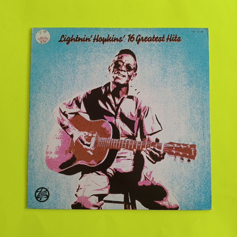 Lightnin' Hopkins - 16 Greatest Hits - 1978 - TOP-16-48 - Used - VG++ - Vinyl