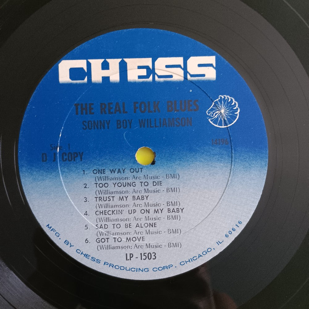 Sonny Boy Williamson - The Real Folk Blues OG Mono PROMO - 1966 - LP 1503 - Used - VG++ - Vinyl