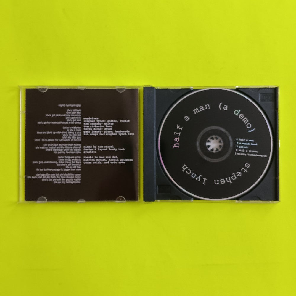 Stephen Lynch - Half A Man (A Demo) - 1998 - Used - VG++ - CDs