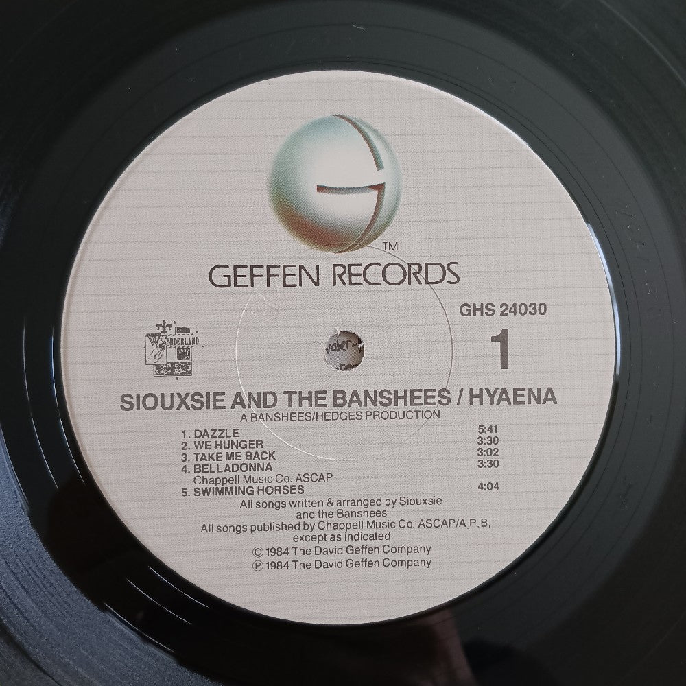 Siouxsie And The Banshees - Hyaena W. Shrink & Hype - 1984 - GHS 24030 - Used - VG++ - Vinyl