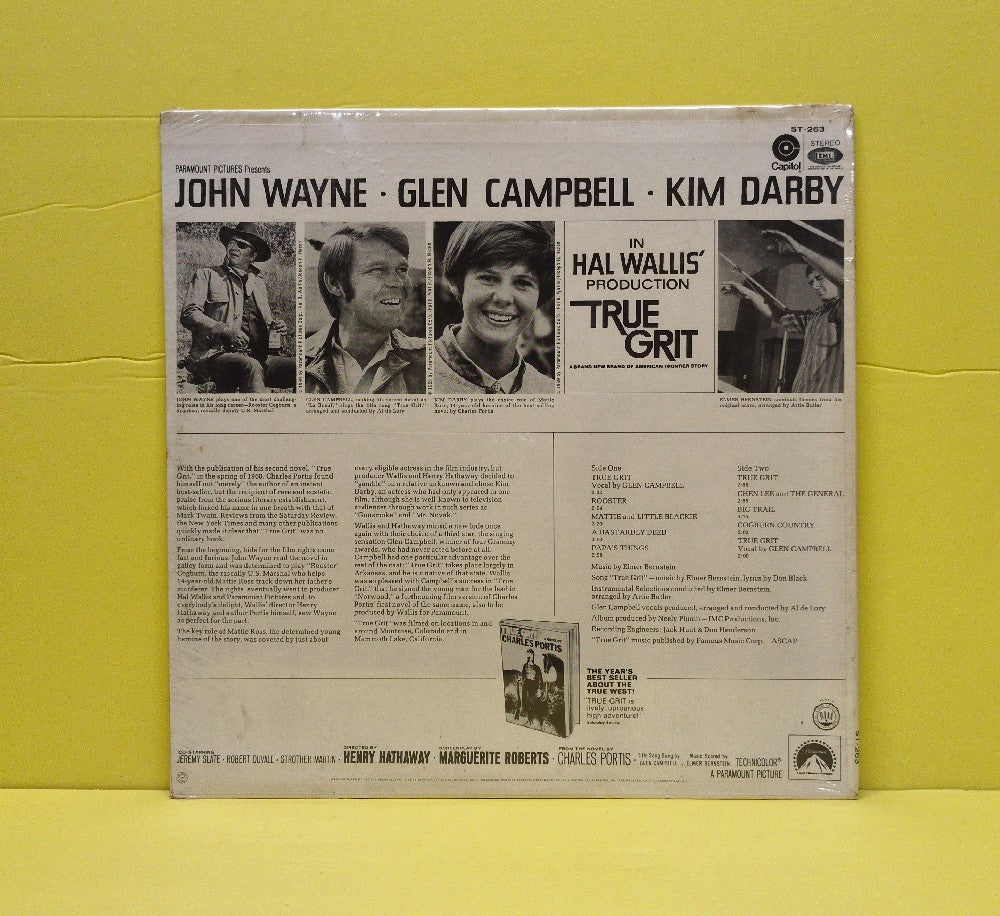 Elmer Bernstein - True Grit - 1969 - ST-263 - New - Sealed - Vinyl