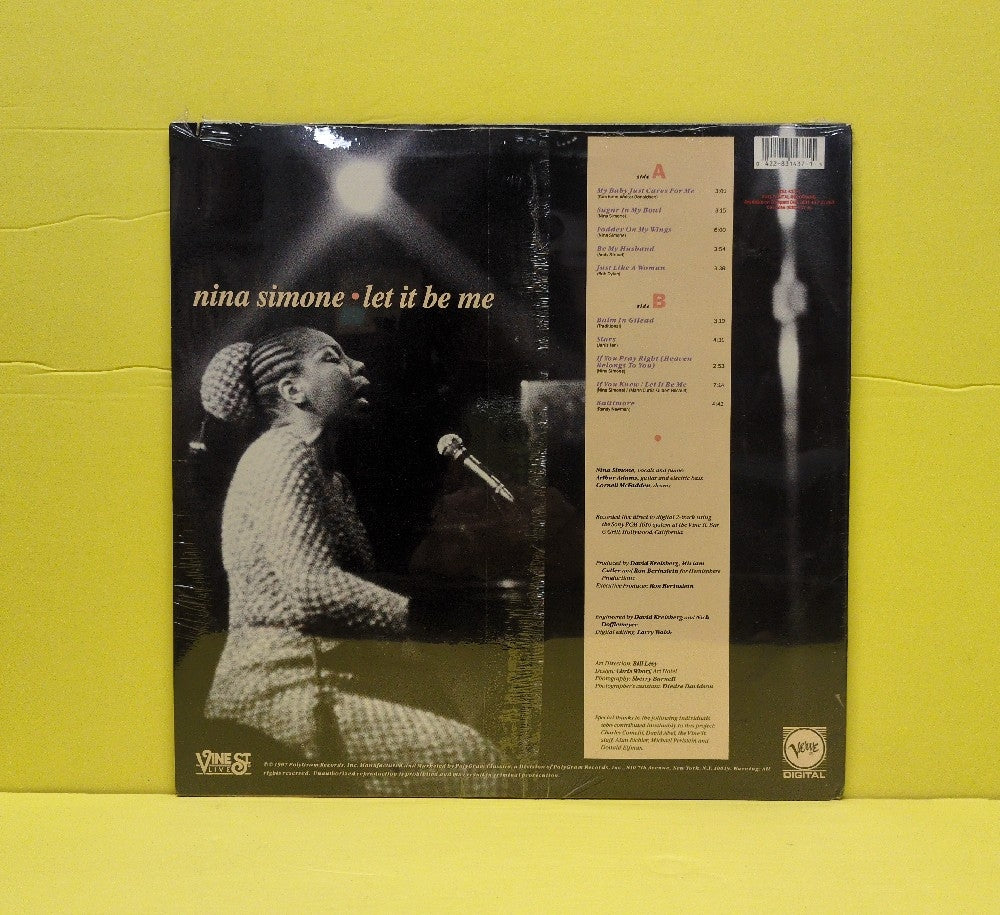 Nina Simone - Let It Be Me - 1987 - 831 437-1 - New - Sealed - Vinyl