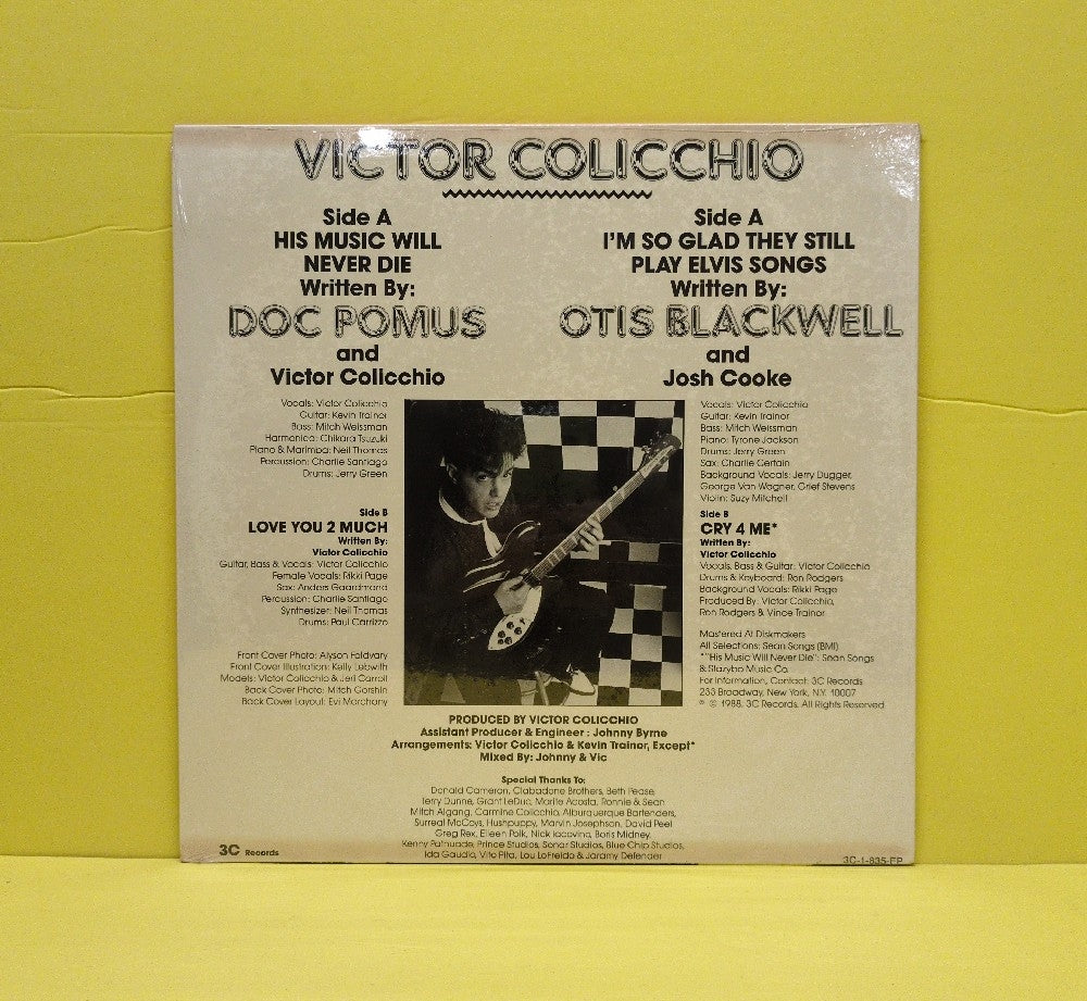 Victor Colicchio - His Music Will Never Die - 1988 - 3C-1-835-EP - New - Sealed - Vinyl - 12" EP