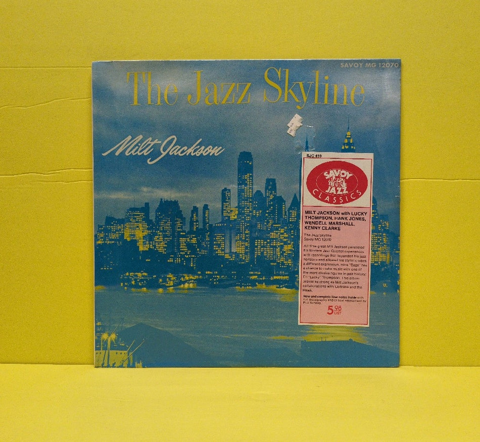 Milt Jackson - The Jazz Skyline - 1985 - SJC 410 - New - Sealed - Vinyl - Reissue