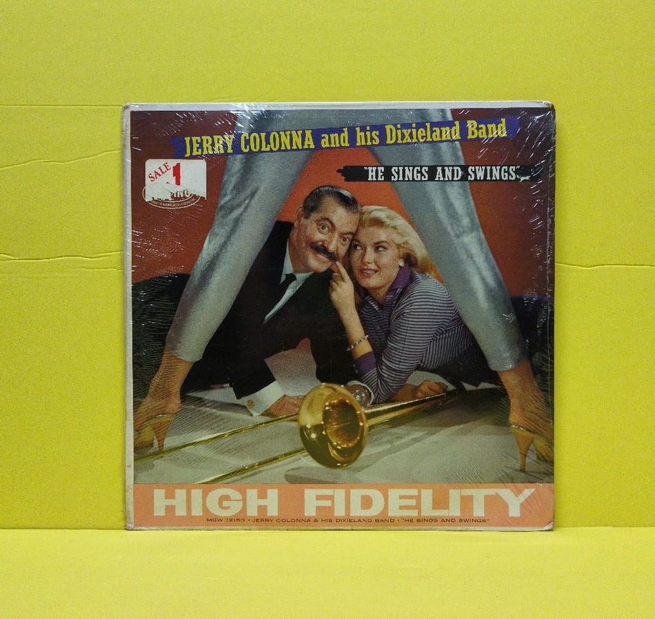 Jerry Colonna And His Dixieland Band - He Sings And Swings - MGW 12153 - New - Sealed - Vinyl - Mono