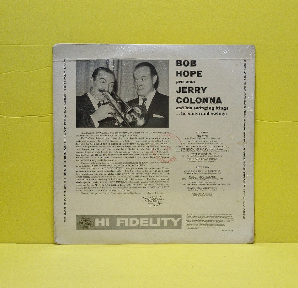 Jerry Colonna And His Dixieland Band - He Sings And Swings - MGW 12153 - New - Sealed - Vinyl - Mono