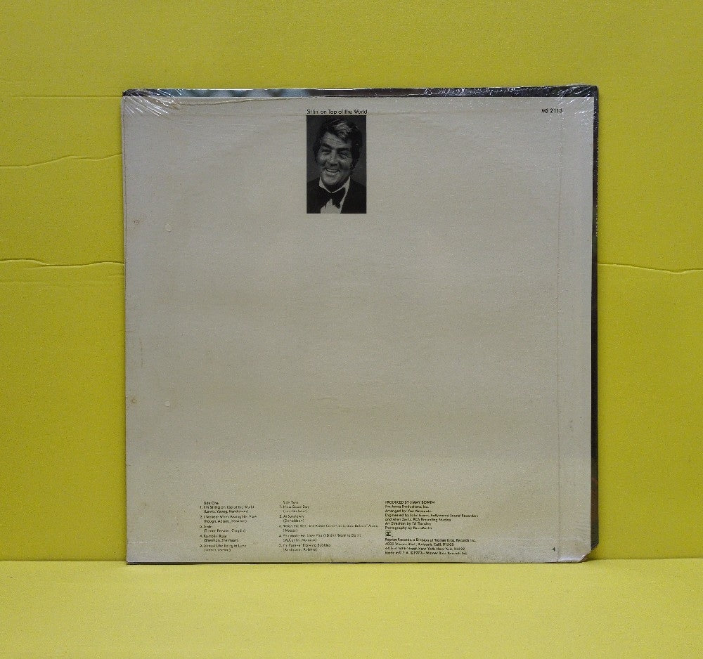 Dean Martin - Sittin' On Top Of The World - 1973 - MS 2113 - New - Sealed - Vinyl